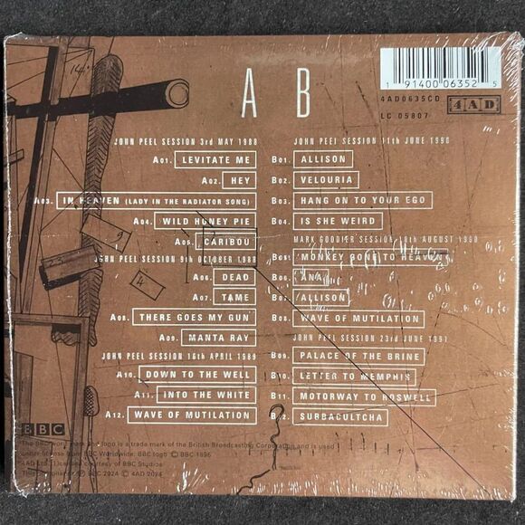 Pixies – Pixies at the BBC – Double CD, Compact Disc, 4AD, 2024 NEW SEALED - Picture 2 of 2